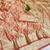 red zari woven banarasi satin silk blend traditional saree with blouse piece