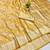gold zari woven banarasi satin silk blend traditional saree with blouse piece
