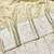 cream zari woven banarasi silk blend traditional saree with blouse piece