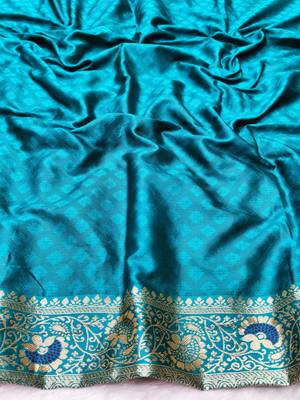 wine zari woven banarasi silk blend traditional saree with blouse piece 4