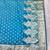 navy blue zari woven banarasi silk blend traditional saree with blouse piece