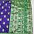 purpel zari woven baluchari silk blend traditional saree with blouse piece