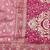 pink zari woven banarasi silk blend traditional saree with blouse piece
