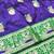 purpel zari woven baluchari silk blend traditional saree with blouse piece