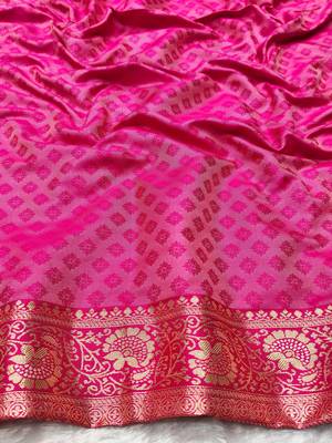 cream zari woven banarasi silk blend traditional saree with blouse piece 4