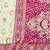 cream zari woven banarasi silk blend traditional saree with blouse piece