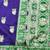 purpel zari woven baluchari silk blend traditional saree with blouse piece