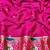 purpel zari woven baluchari silk blend traditional saree with blouse piece