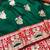 purpel zari woven baluchari silk blend traditional saree with blouse piece