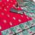 purpel zari woven baluchari silk blend traditional saree with blouse piece