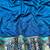 purpel zari woven baluchari silk blend traditional saree with blouse piece