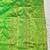 green zari woven baluchari silk blend traditional saree with blouse piece