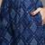 Women blue printed pure cotton kurta with palazzos & dupatta
