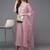 Floral zari embroidered chanderi silk kurta with trouser & sequined dupatta.