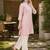 Women floral thread embroidered straight kurti