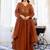Women floral embroidered panelled kurta with trousers & with dupatta