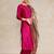 Women pink zari work textured kurta with trouser and printed dupatta