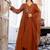 Women floral embroidered panelled kurta with trousers & with dupatta