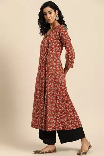 Women ethnic motifs printed kurta