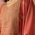 Ethnic motifs yoke design sequinned kurta with trousers & dupatta