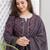 Ethnic motifs printed regular gotta patti straight kurta with trousers & dupatta