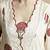 Floral printed v-neck schiffli work pure cotton a-line kurta with palazzo
