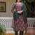Women floral printed regular kurta with trousers & dupatta