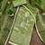 green embroidered glaze cotton unstitched dress material 