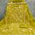 yellow embroidered glaze cotton unstitched dress material 