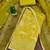 yellow embroidered glaze cotton unstitched dress material 