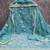 sea green embroidered glaze cotton unstitched dress material 