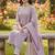 lavender weaved chanderi butti unstitched dress material 