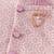boys dusty pink silk blend  geometric floral woven kurta & dhoti set with waistcoat