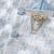 boys sky blue silk blend  geometric jacquard woven kurta & dhoti set with waistcoat