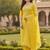 yellow weaved chanderi butti unstitched dress material 