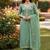 sea green weaved chanderi butti unstitched dress material 