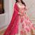 off-white color embroidery zari sequin work silk blend gown set