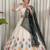Women's Off-White Printed & Embroidered Chaniya Choli Set for 