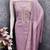 lavender weaved chanderi butti unstitched dress material 