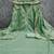 sea green weaved chanderi butti unstitched dress material 