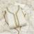 white weaved chanderi butti unstitched dress material 