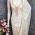 white weaved chanderi butti unstitched dress material 