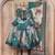 TEAL GREEN SEQUINS ZARI EMROIDERY WORK ORGANZA LEHENGA CHOLI SET FOR WOMEN'S