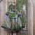 PARROT GREEN SEQUINS ZARI EMROIDERY WORK ORGANZA LEHENGA CHOLI SET FOR WOMEN'S