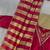 hot rani pink color handwork neckline mull chanderi kurti palazzo set