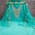 sea green weaved chanderi butti unstitched dress material 