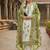white embroidered roman silk unstitched dress material 