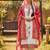 white embroidered roman silk unstitched dress material 