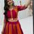 Navaratri Red Cotton Lehenga Choli