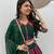 Navaratri Green Cotton Lehenga Choli